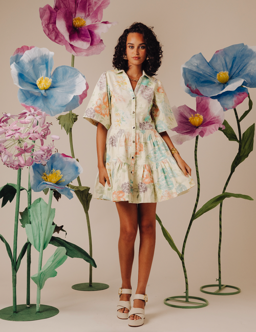 Liane Dress - Eltham Floral Print
